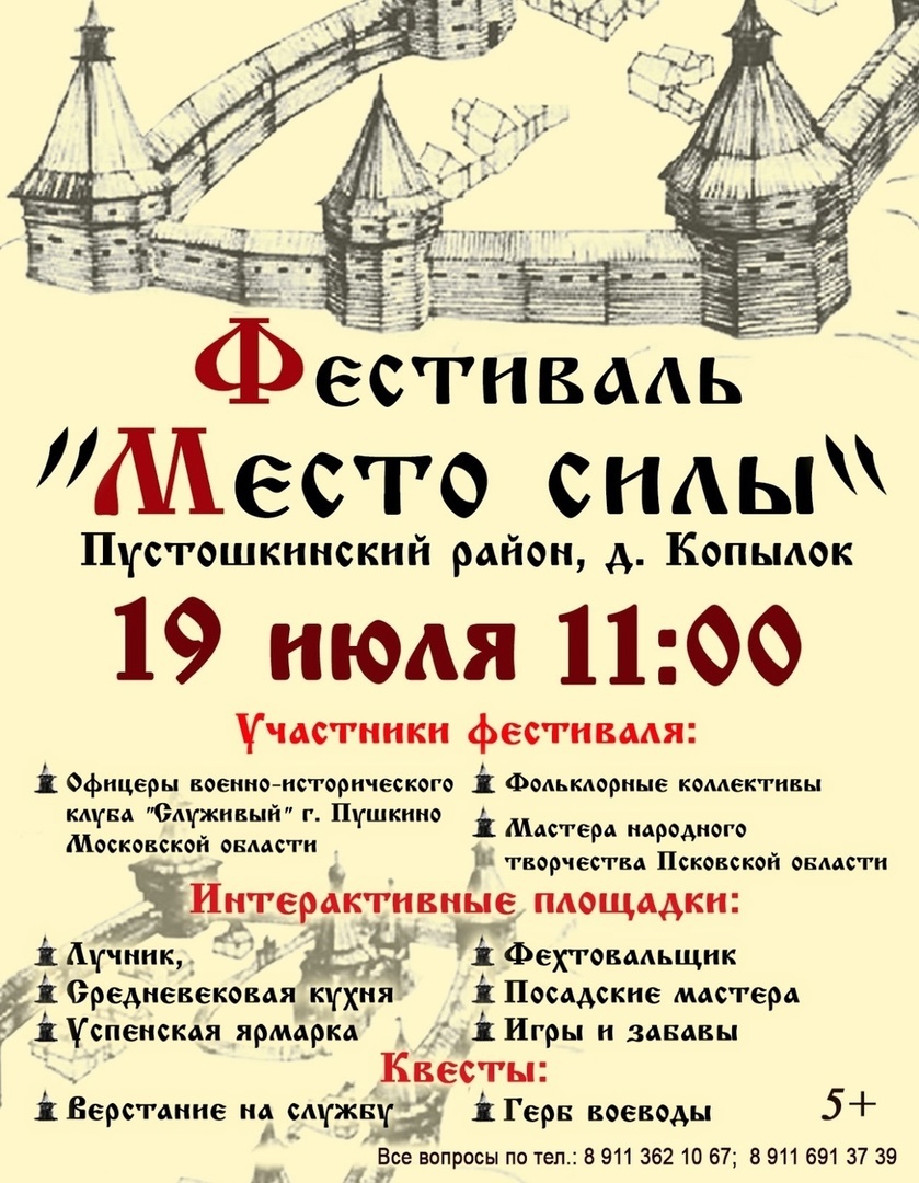 Проведение фестиваля.