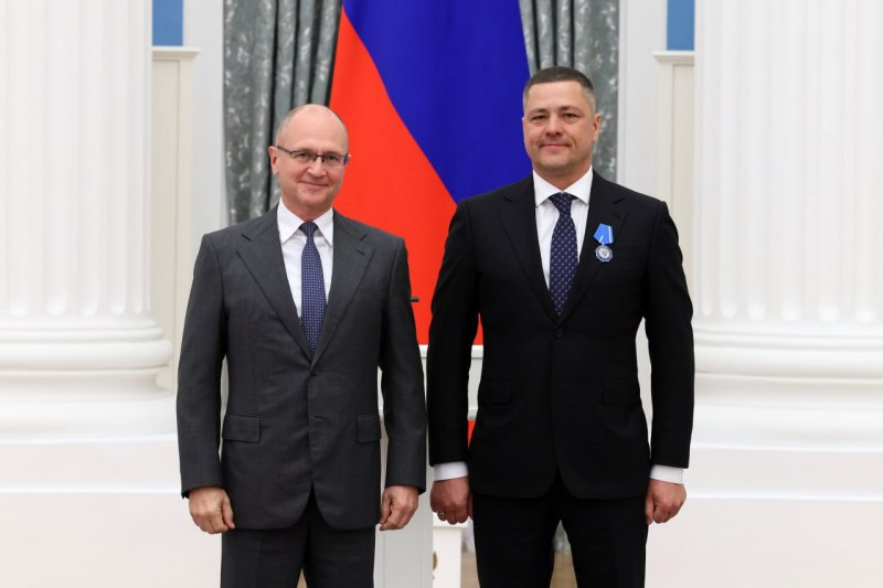 Награждение Губернатора.