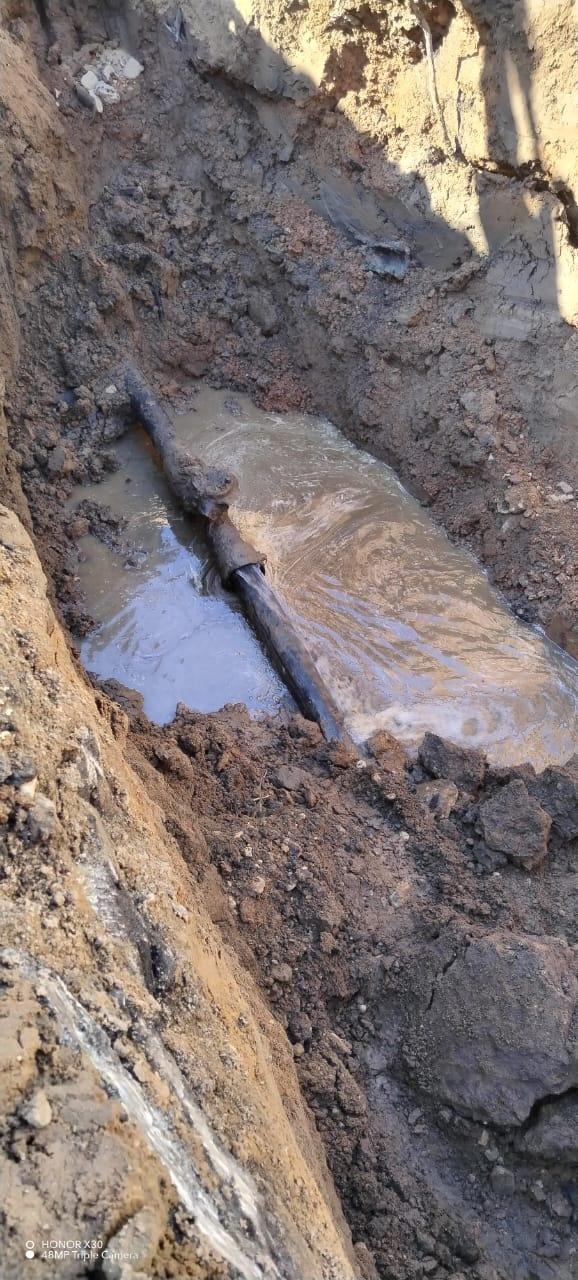 Ремонт водопроводной сети.